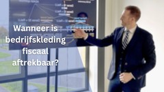 is bedrijfskleding fiscaal aftrekbaar