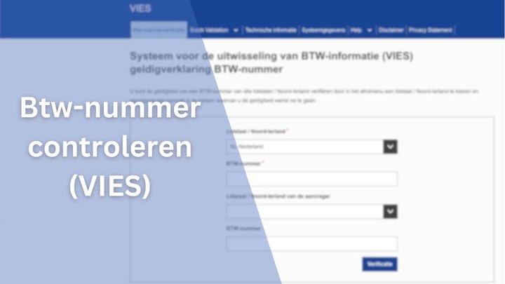 Btw-nummer controleren met VIES