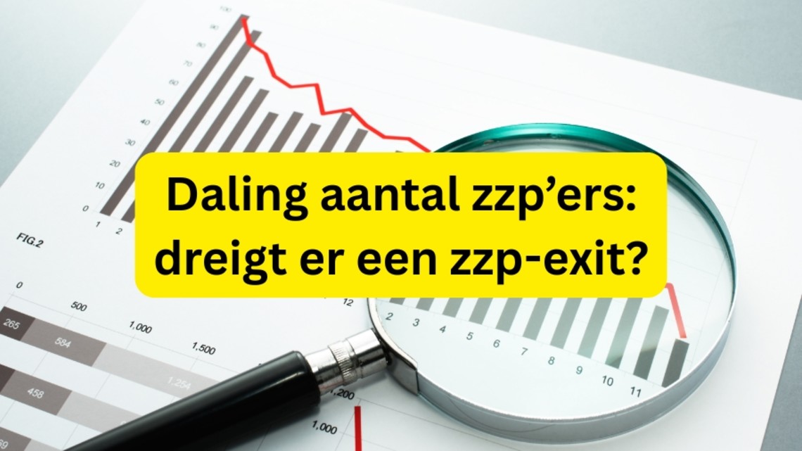 daling zzp'ers in 2025