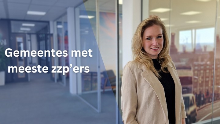aantal zzp'ers per gemeente