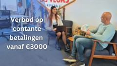 Verbod op contante betalingen vanaf €3000 vanaf 2026