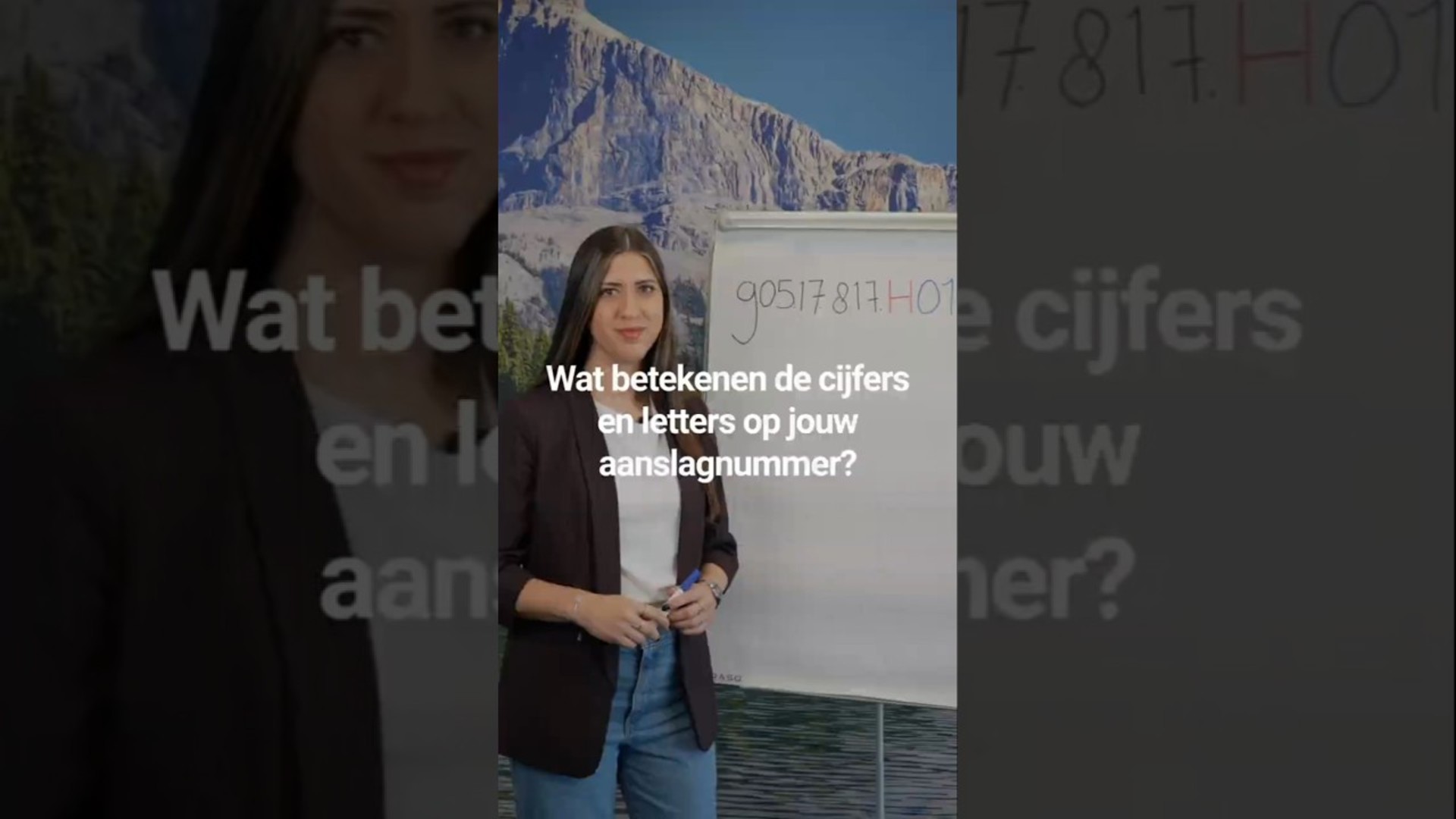 wat betekenen de cijfers en letters in je aanslagnummer