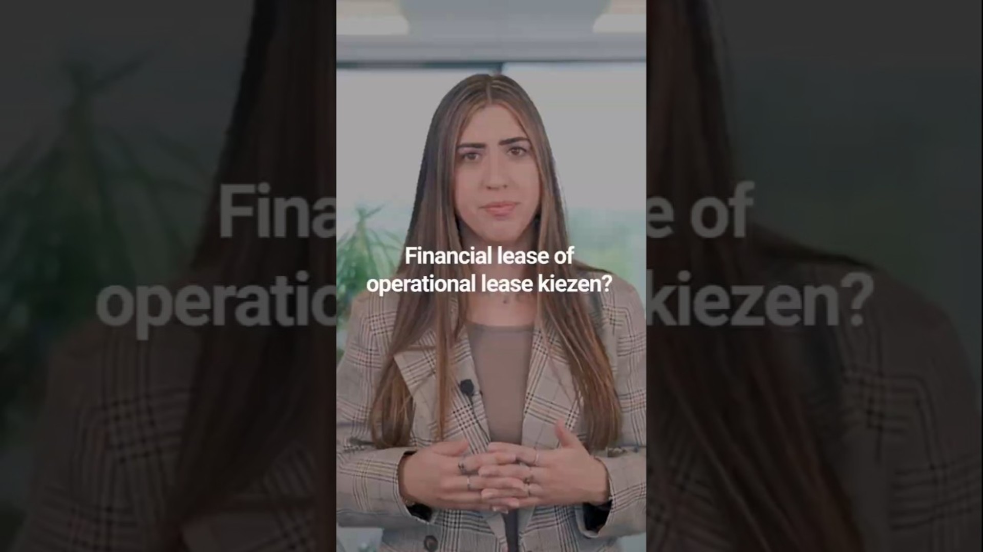 video financial of operational lease
