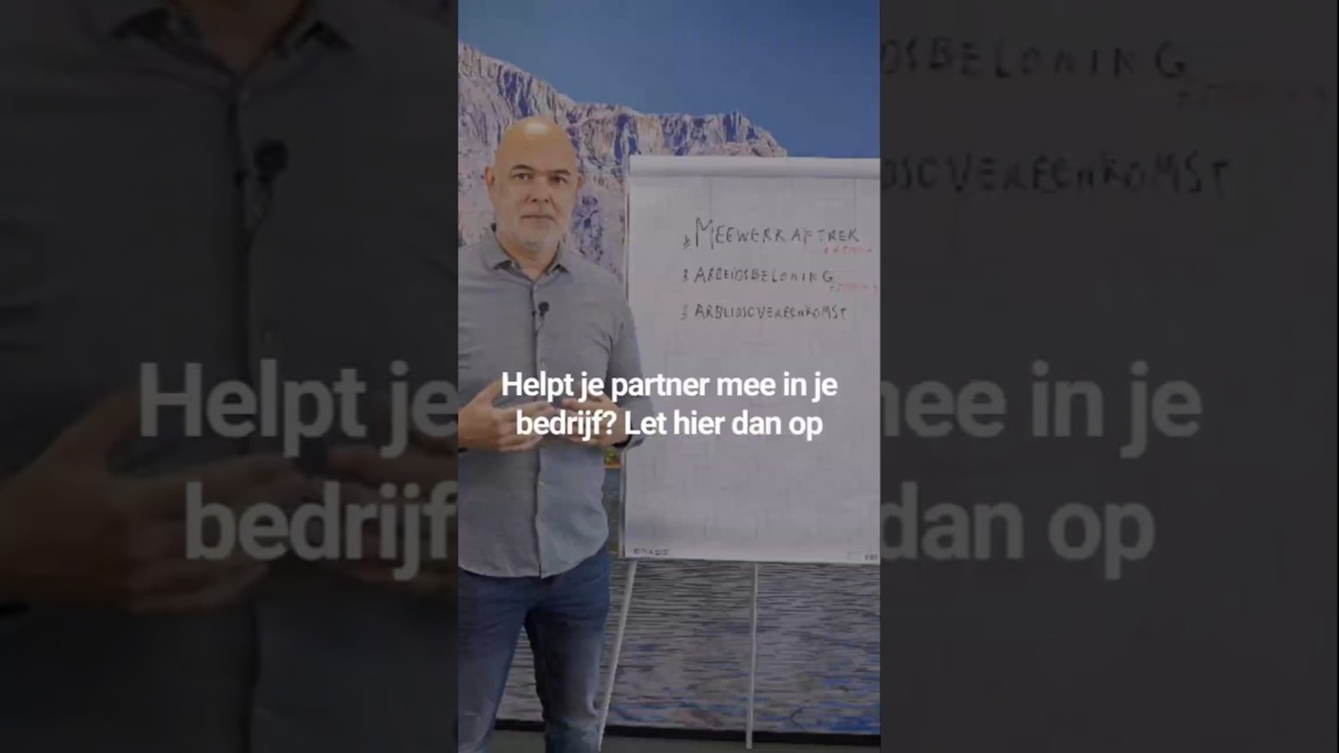 helpt je partner mee in je bedrijf