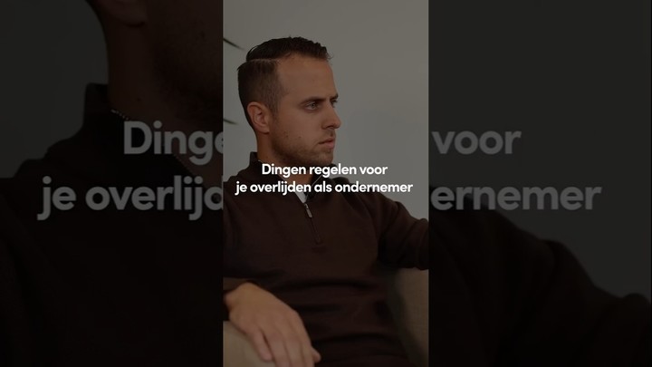 ondernemer regelen voor overlijden