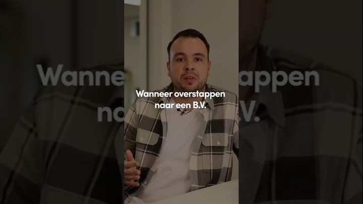 wanneer overstappen van eenmanszaak naar bv