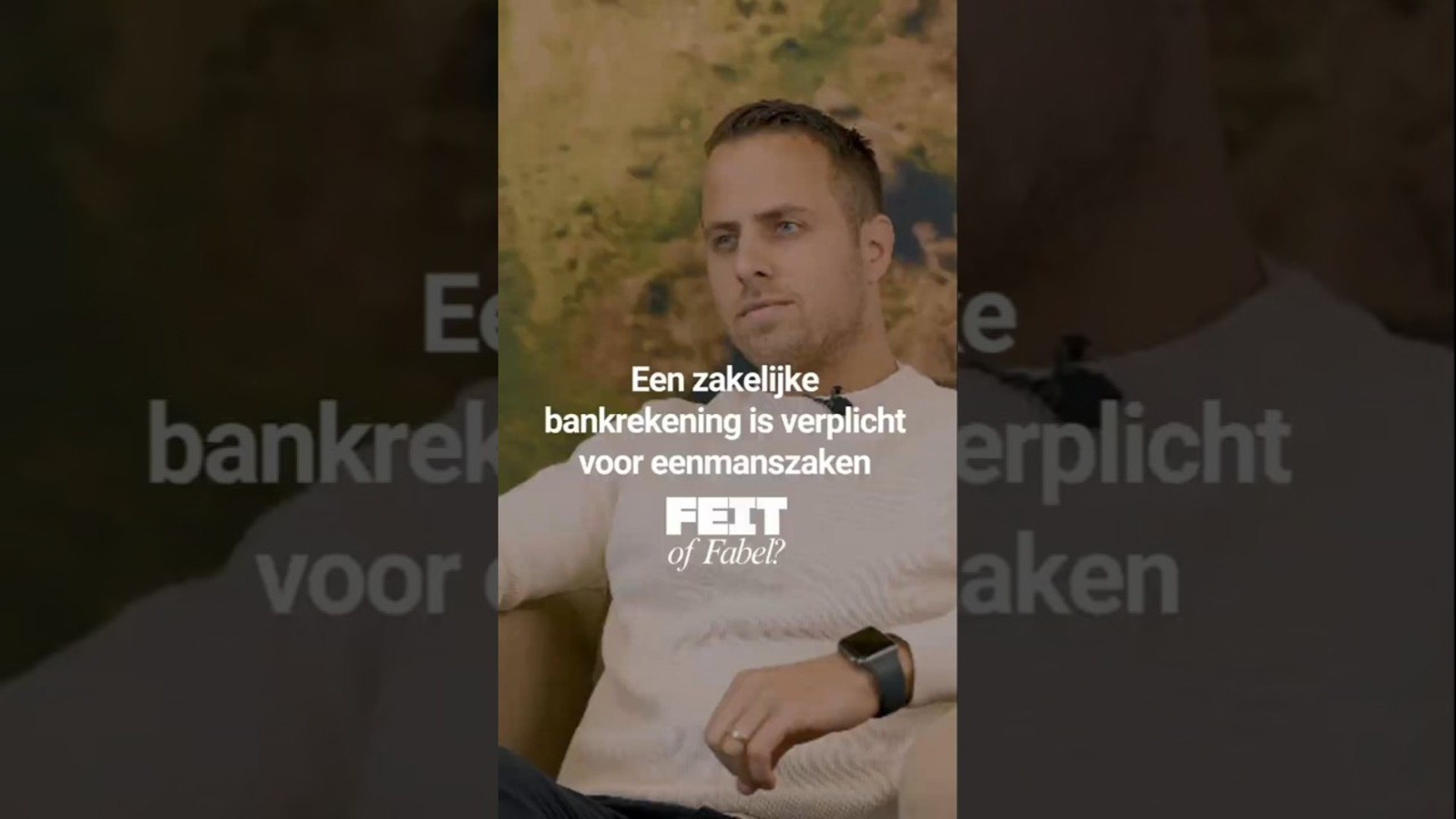 video zakelijke bankrekening eenmanszaak