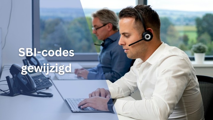 SBI-codes gewijzigd ondernemers