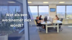 zieke medewerker en kosten